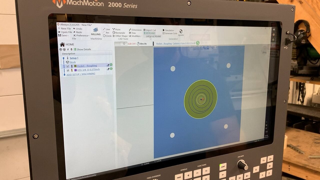 Tree Journeyman Cnc Mill Updated Machmotion Control System