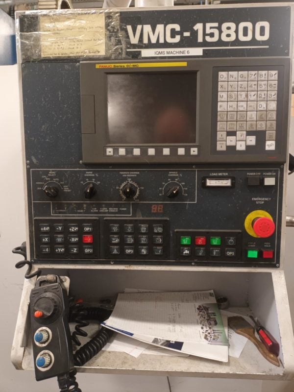 KaFo VMC 15800 CNC VMC 2006 60 X 31 Travels Fanuc Control