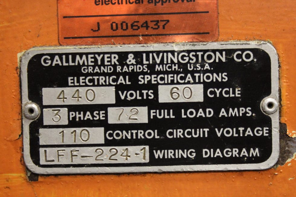 X Gallmeyer Livingston Model F Surface Grinder Revelation