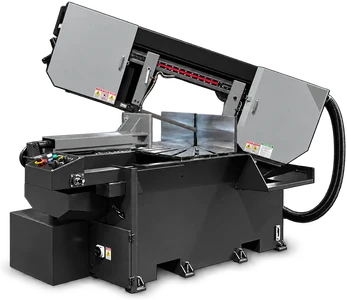 Used horizontal band saw for cutting metal