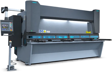 Used hydraulic shear for cutting sheet metal