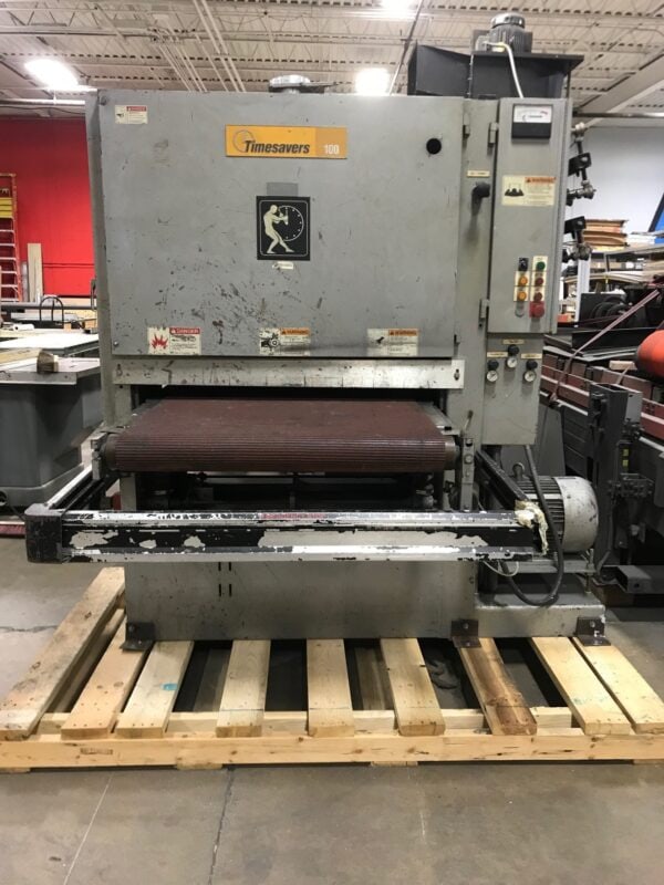 Timesavers 137-1HDMW Wet Belt Grinder/Sander, 1993