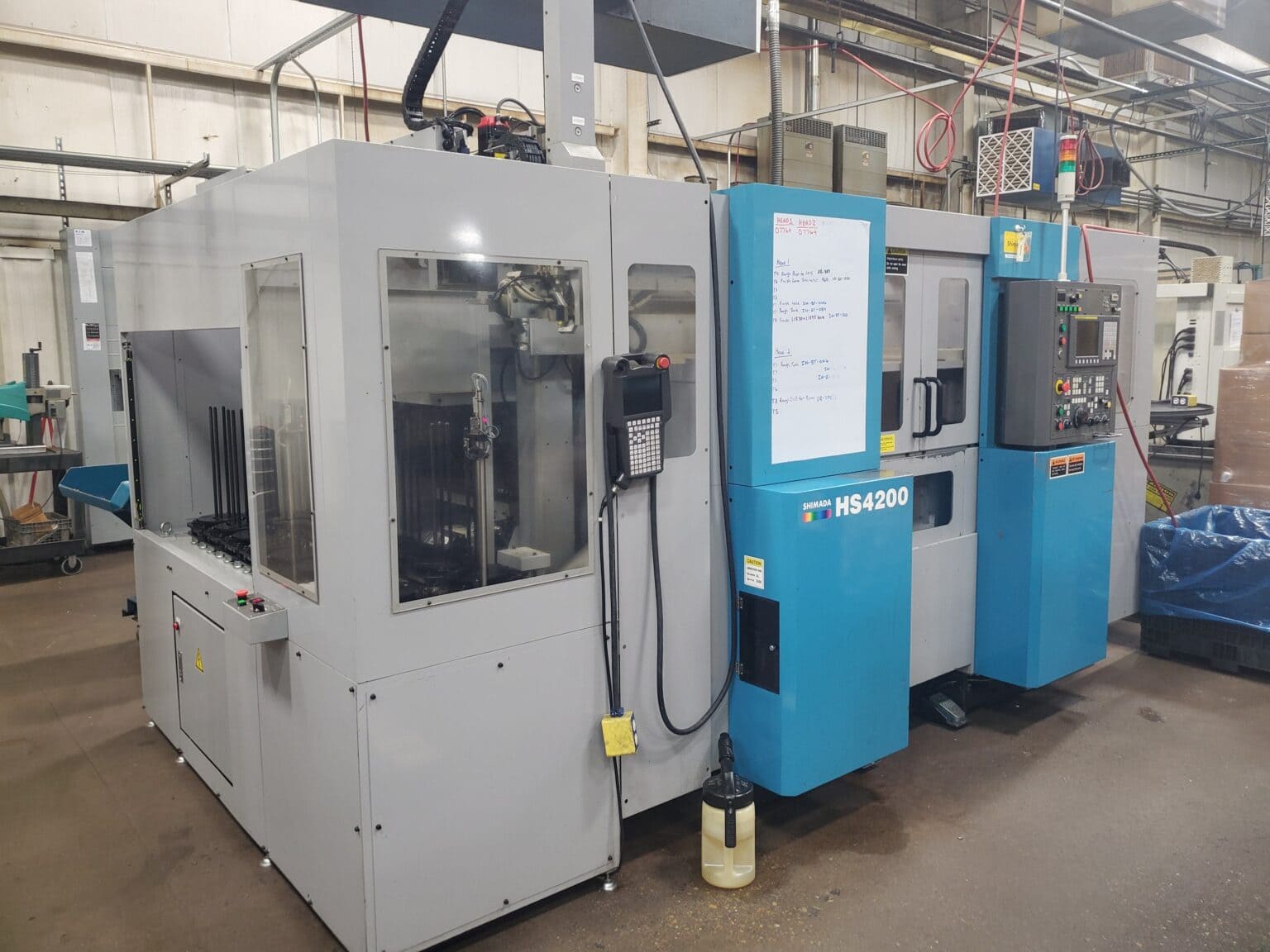 Shimada Machine Tools Shimada KITAKO HS4200 4 Spindle CNC Lathe, 2016 - Parts Loader, Very ...