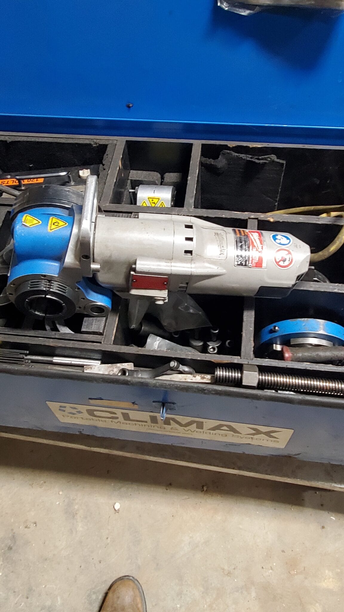 Climax BB5000 Portable Line Boring Machine, 2015 Electric Drive, 8