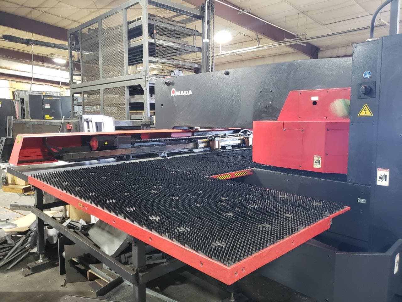 22 Ton Amada AE2510NT CNC Turret Punch, 2011- Low Hours, Tooling ...