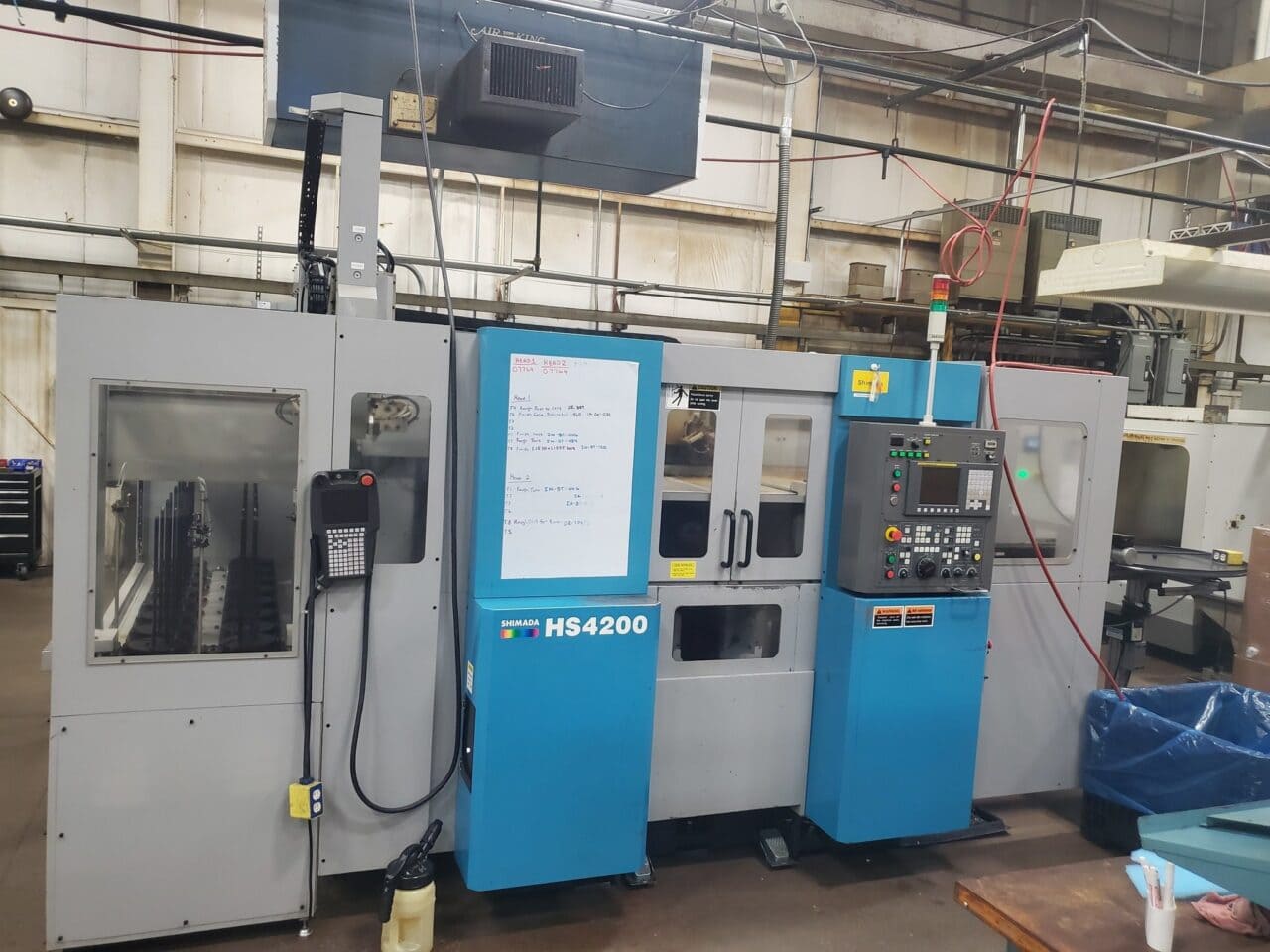 Shimada Machine Tools Shimada KITAKO HS4200 4 Spindle CNC Lathe, 2016 - Parts Loader, Very ...