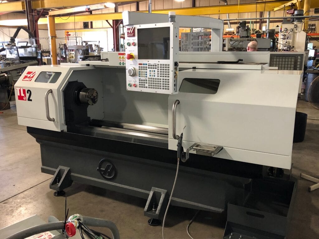 Haas Tl-2 Cnc Lathe, 2019- 4-station Automatic Tool Turret, Tailstock 