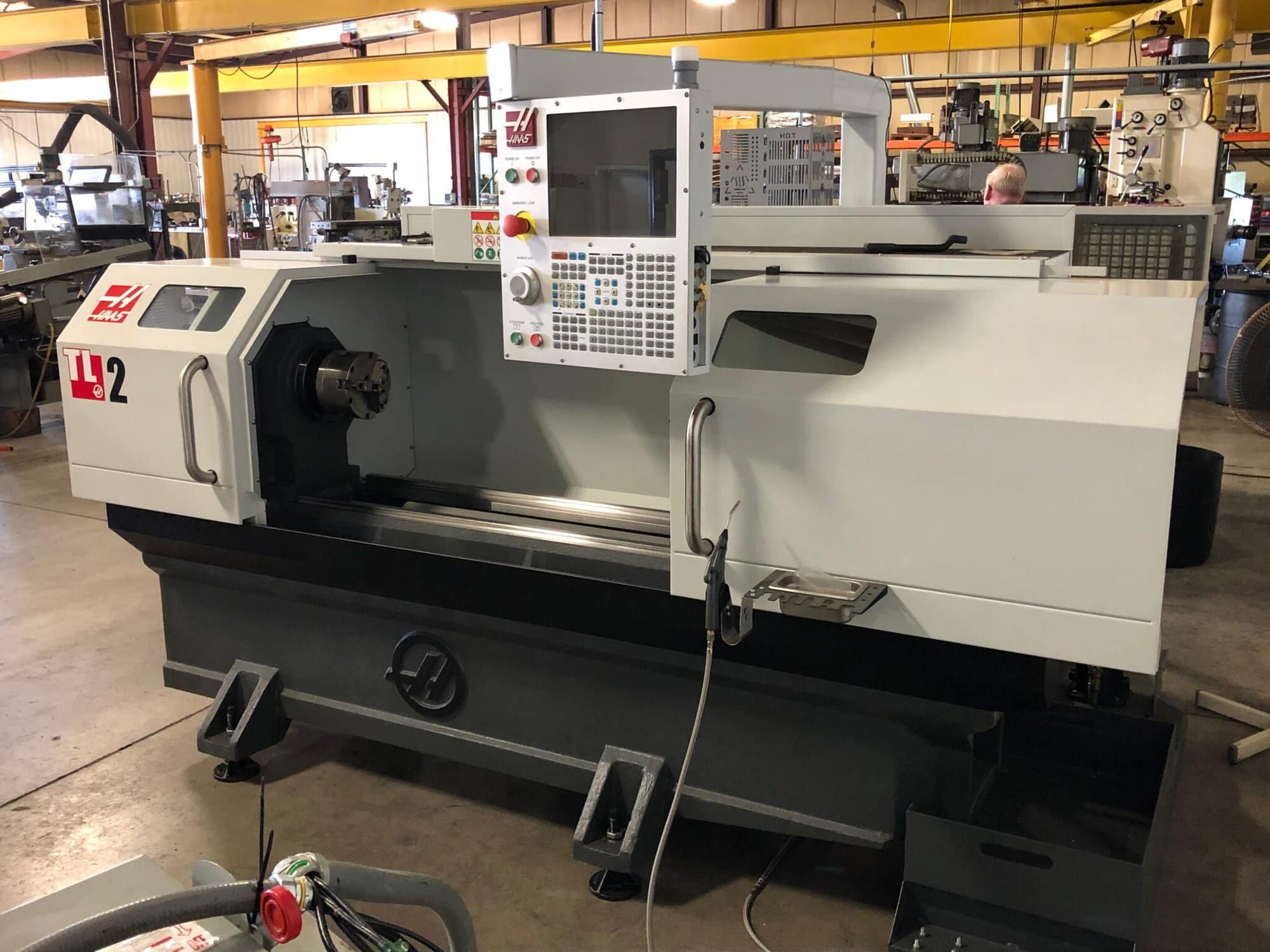 Haas TL-2 CNC Lathe, 2019- 4-Station Automatic Tool Turret, Tailstock ...