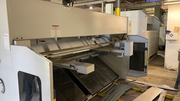 1/4" x 10' Ermak CNC HGD Swing-Beam Shear, 2017- CNC Blade Gap Adjustment - Image 4