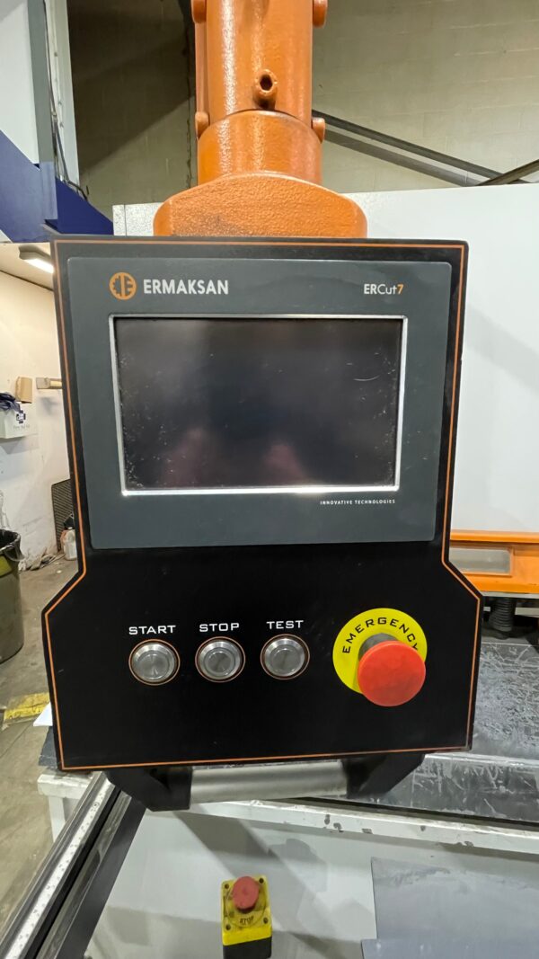 1/4" x 10' Ermak CNC HGD Swing-Beam Shear, 2017- CNC Blade Gap Adjustment - Image 2