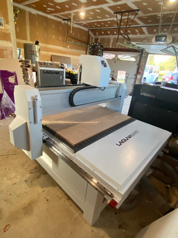 4' x 4' Laguna MCNC Swift CNC Router, 2020- 24K Spindle, 10HP Vacuum ...