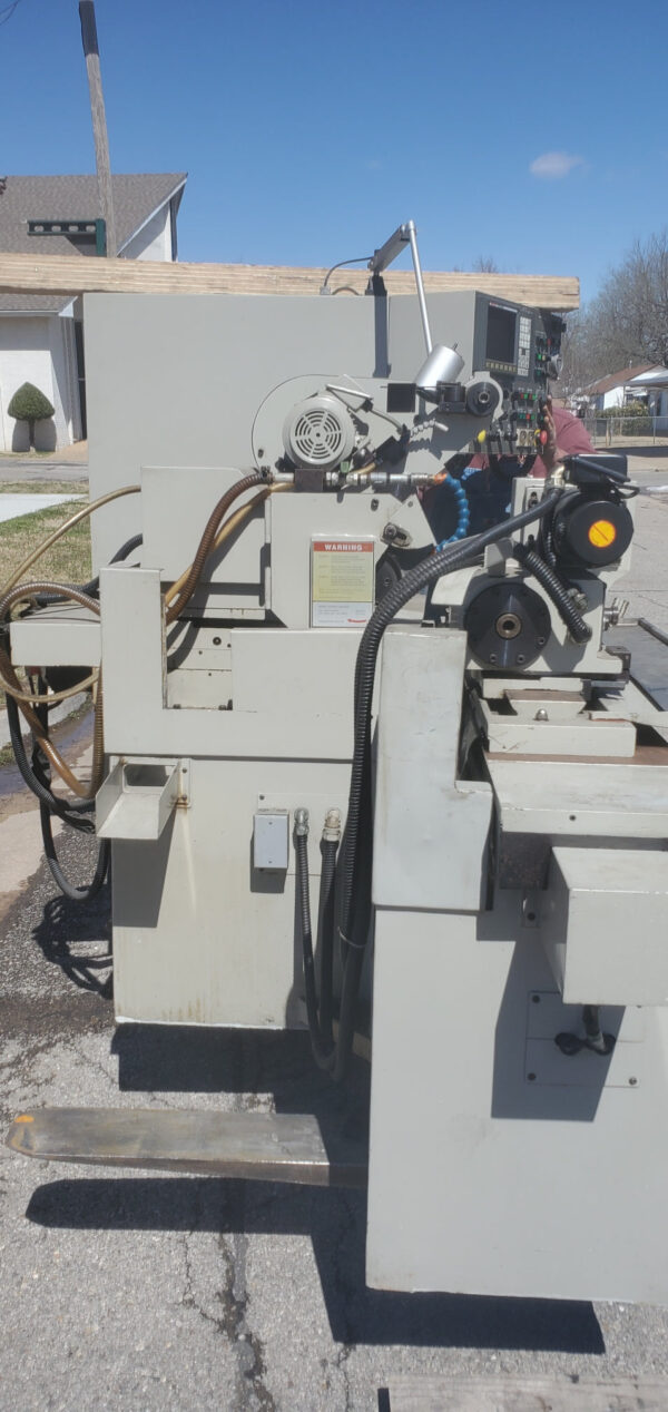 Okamoto OGM 8-20U OD/ID Cylindrical Grinder, 1999- Coolant Tray, Mist Collector - Image 9