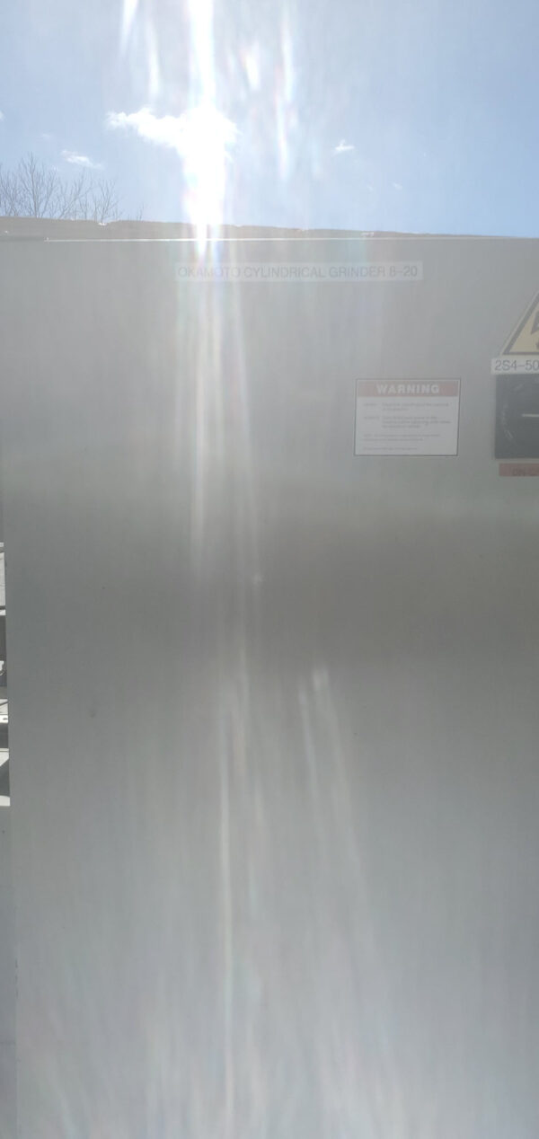 Okamoto OGM 8-20U OD/ID Cylindrical Grinder, 1999- Coolant Tray, Mist Collector - Image 10