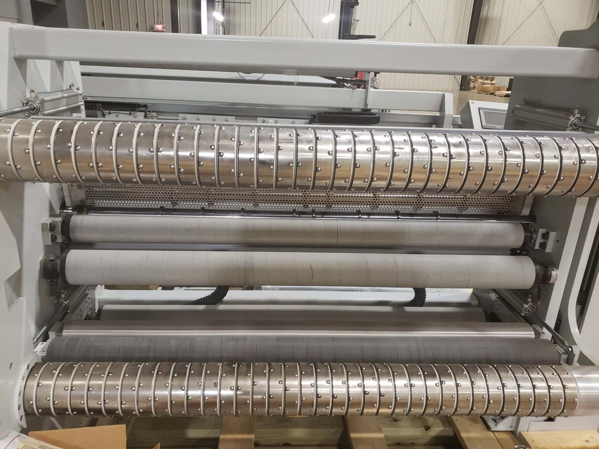 62" Universal X6 Duplex Slitter Rewinder, 2013 - Low Hours/Like New