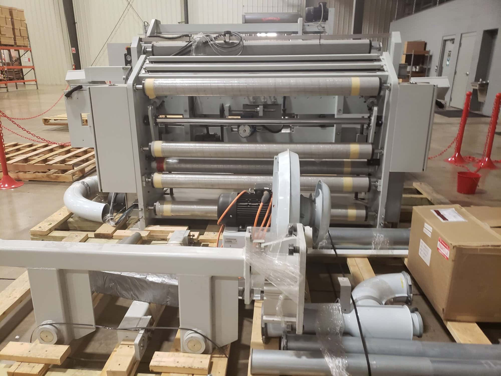 62" Universal X6 Duplex Slitter Rewinder, 2013 - Low Hours/Like New - Image 10
