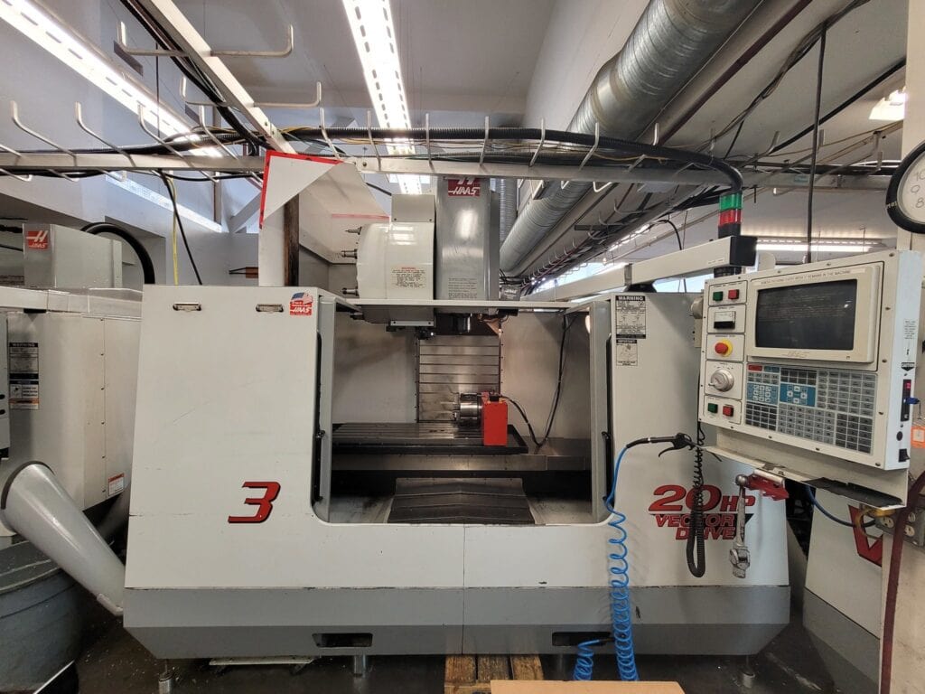 Haas VF-3 VMC, 2000 - 4th Axis Ready, 24 SMTC, Renishaw Probe ...