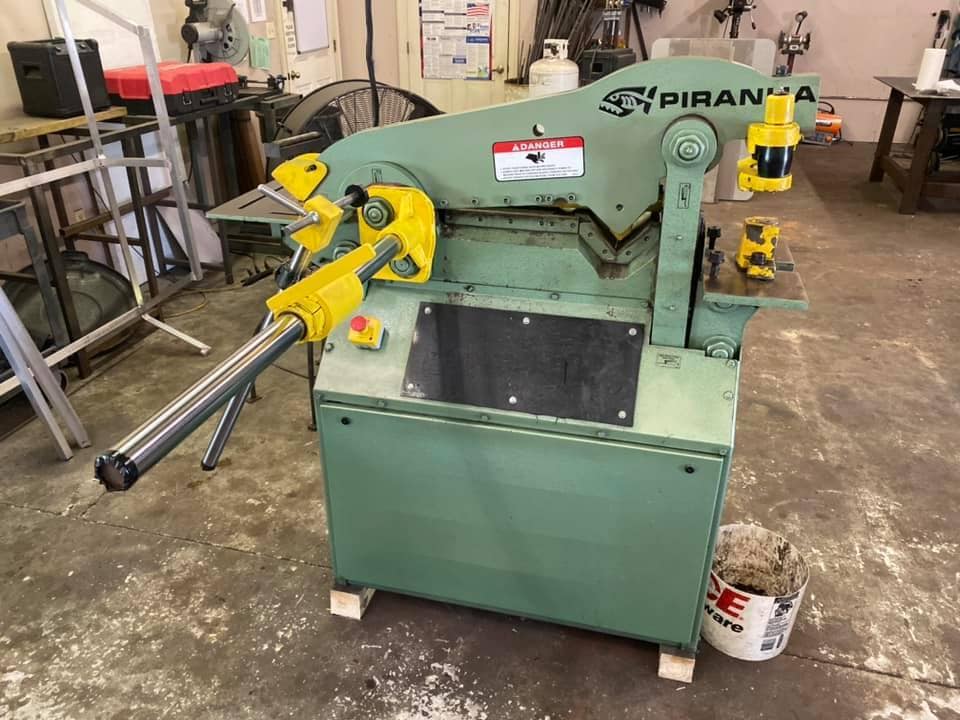 50 Ton Piranha P-50 Ironworker, 2018 - Tooling Included