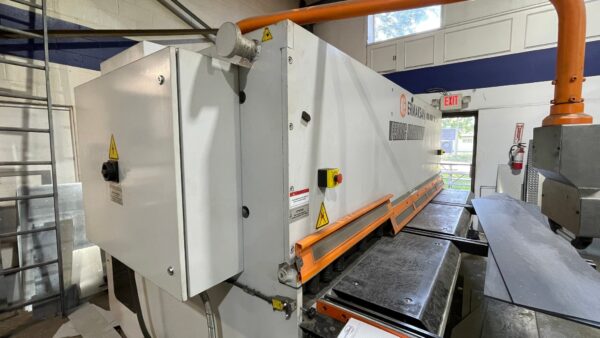 1/4" x 10' Ermak CNC HGD Swing-Beam Shear, 2017- CNC Blade Gap Adjustment