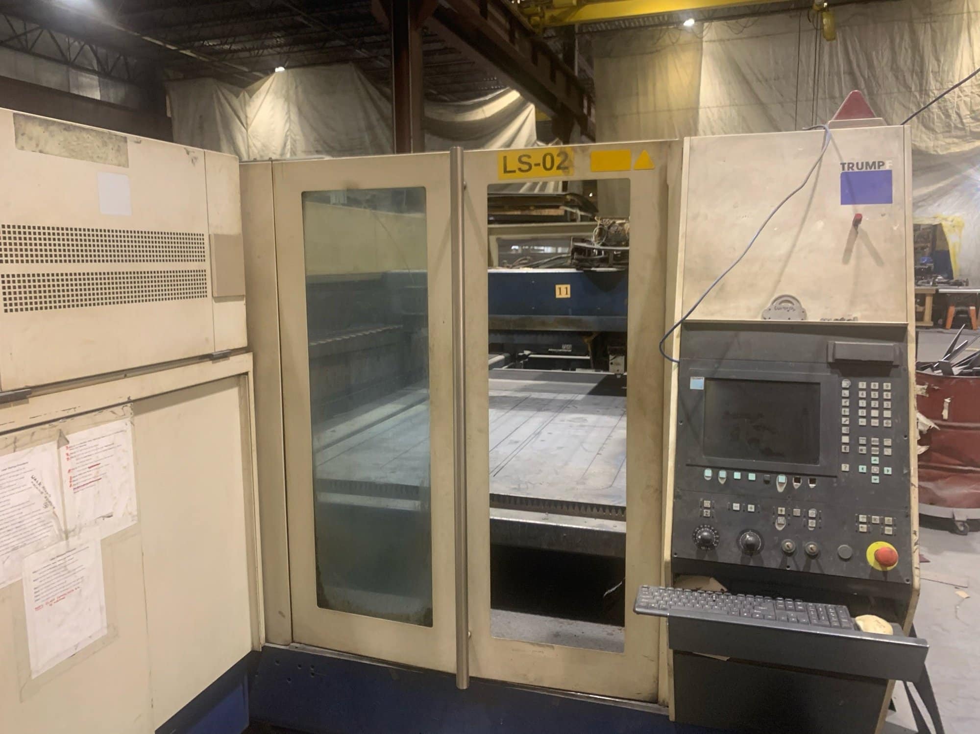 4000 Watt Trumpf TruLaser 3530 CO2 Laser, 2005 - W/Automatic Pallet ...