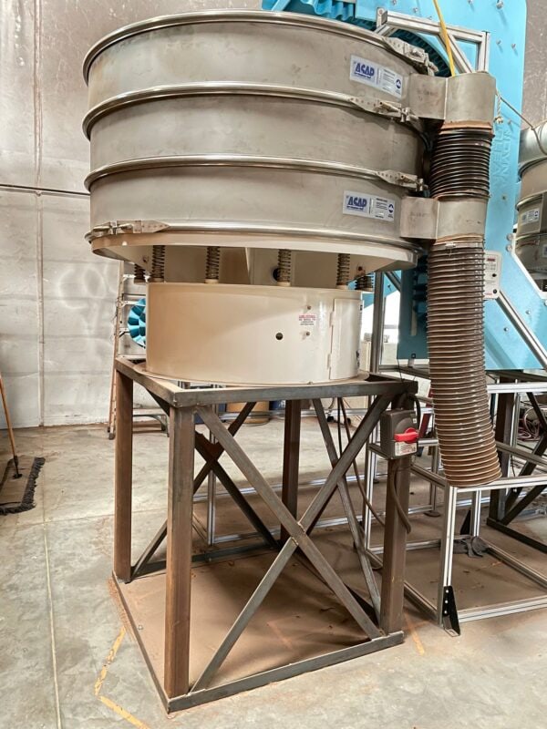 60" Sweco Stainless Steel Double Deck Vibratory Screener CL60S888WC- W/ Additional Supertaut Plus Self Cleaning Screen - Image 9