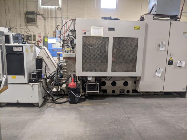 Takisawa TMM-200 Multi Axis CNC Lathe, 2004 - Sub Spindle, Chip Conveyor - Image 7