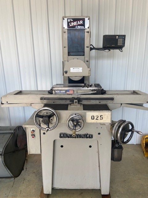 Okamoto Linear 6.18 Grinder - DRO, 6