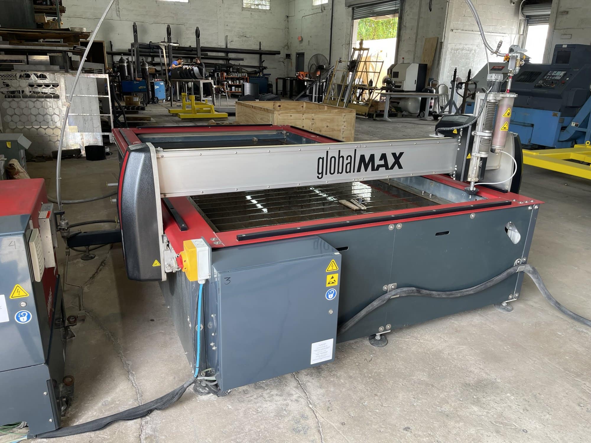 5' X 10' Omax 1530 CNC Waterjet, 2021 - 30,000 PSI , Low Hours ...