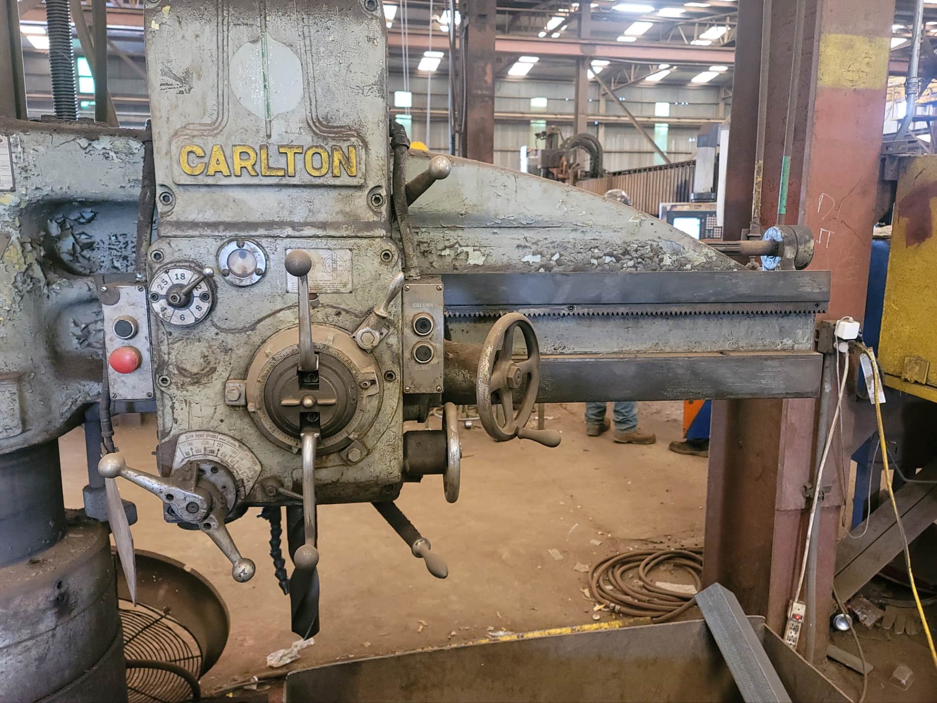 4' x 11" Cincinnati Carlton Radial Arm Drill Revelation Machinery