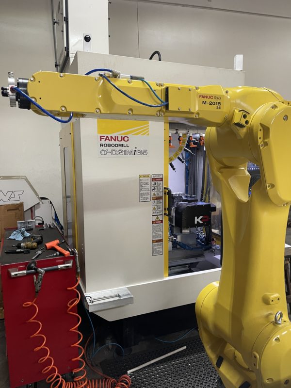 Fanuc RoboDrill 5X A-D21MiB5 CNC VMC, 2018 - Low Hours, 5th Axis, 24K ...