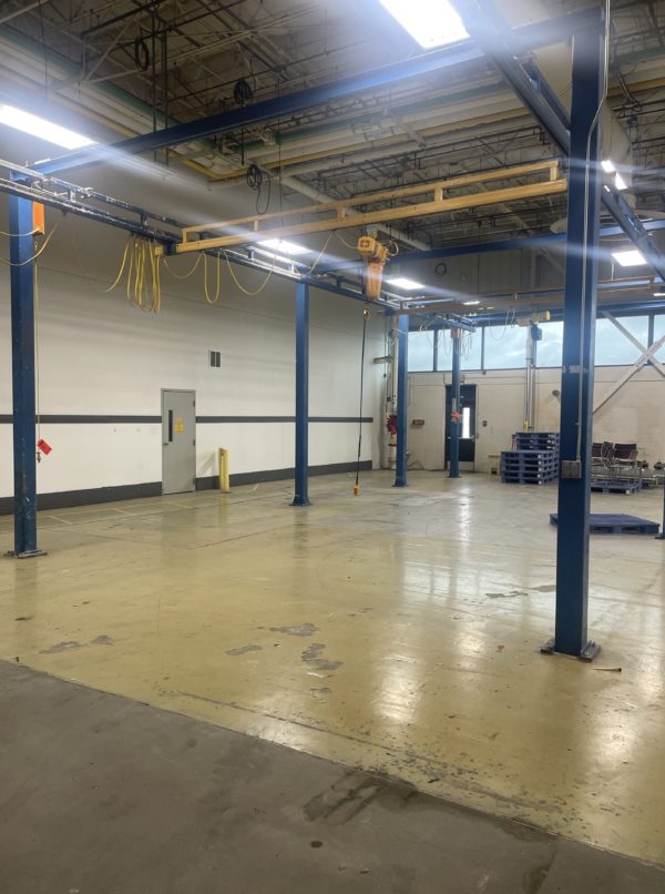 1 Ton Gorbel Free Standing Double Bridge Crane