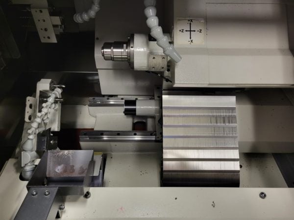 Nomura NN-20UB8 CNC Swiss Lathe, 2012 - Bar Feeder, Parts Catcher - Image 8