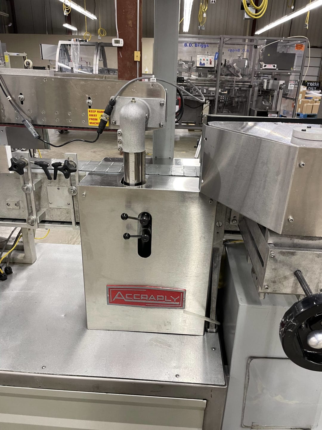 Accraply Automatic Labeler, model 35PW, 1999 - Revelation Machinery