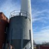 2,032 Cubic sq. ft. Carbon Steel Storage Silo - 12' D x 18' H - Image 3
