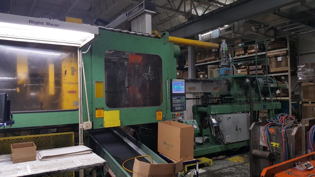 Vdu Controller 1000 Ton, 165 OZ Van Dorn 1000-RS Injection Molding Machine, 1986 ...