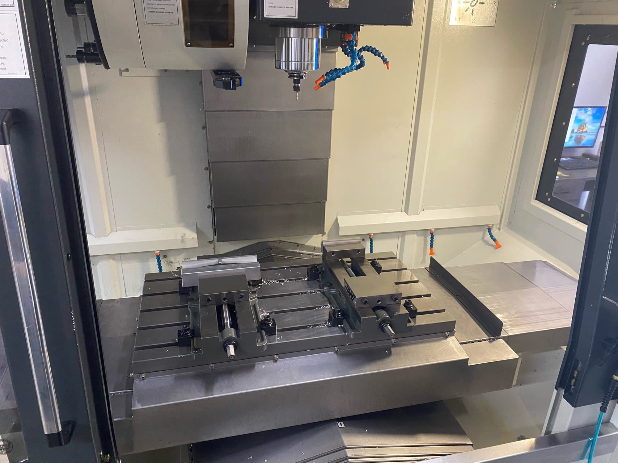 Takumi VC0852 CNC VMC 2016- 4th Axis Wired, Chip Conveyor