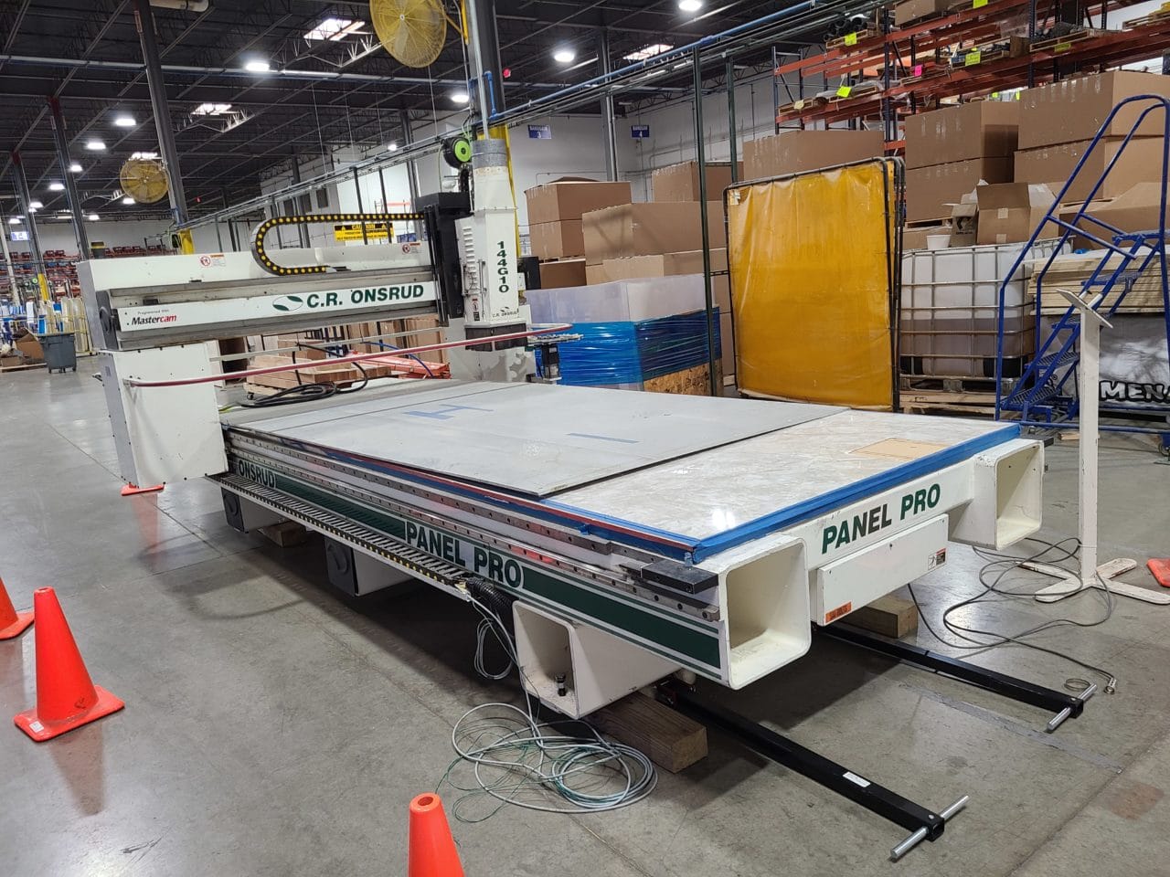 C.R. Onsrud 144G10 5'x12' Flat Table 3-Axis CNC Router, 2002 ...