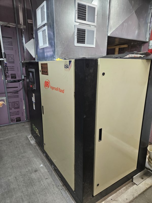 40 HP Ingersoll Rand RS30ie-A125, Rotary Screw Air Compressor, 2018 ...