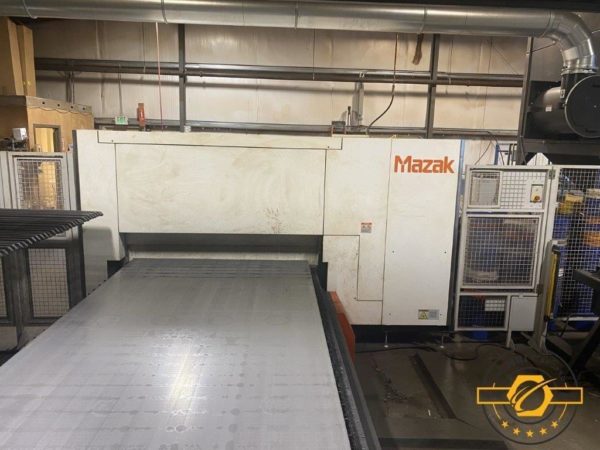 6000 Watt Mazak Optiplex 3015 Fiber II Laser, 2017- 5' x 10' Dual Shuttle Tables, Nitrogen Generator - Image 2