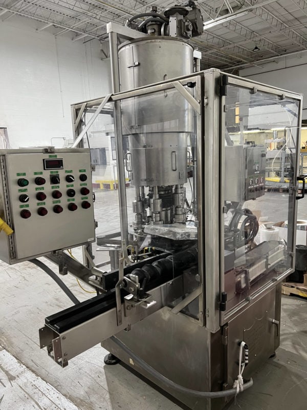 U.S. Bottlers Machinery RC 6-14" 6-Head Rotary Chuck Capper - Image 3