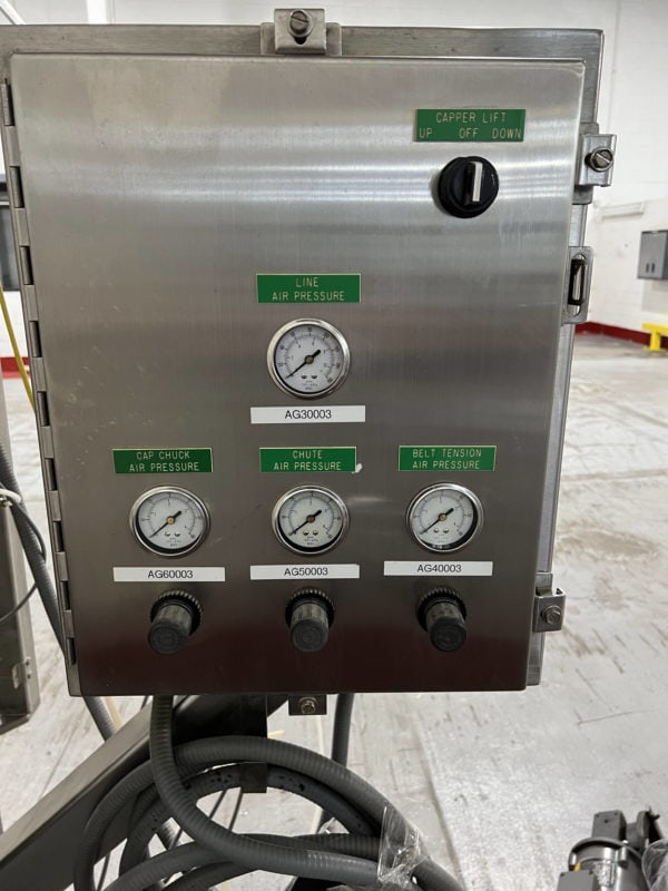 U.S. Bottlers Machinery RC 6-14" 6-Head Rotary Chuck Capper - Image 2