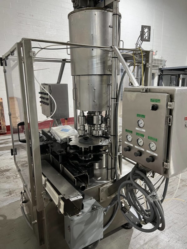 U.S. Bottlers Machinery RC 6-14" 6-Head Rotary Chuck Capper - Image 4