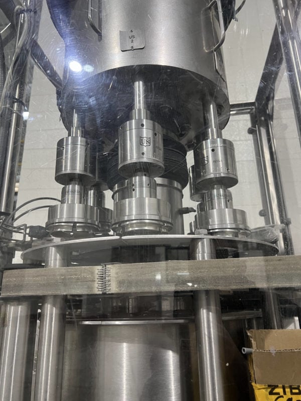 U.S. Bottlers Machinery RC 6-14" 6-Head Rotary Chuck Capper - Image 9