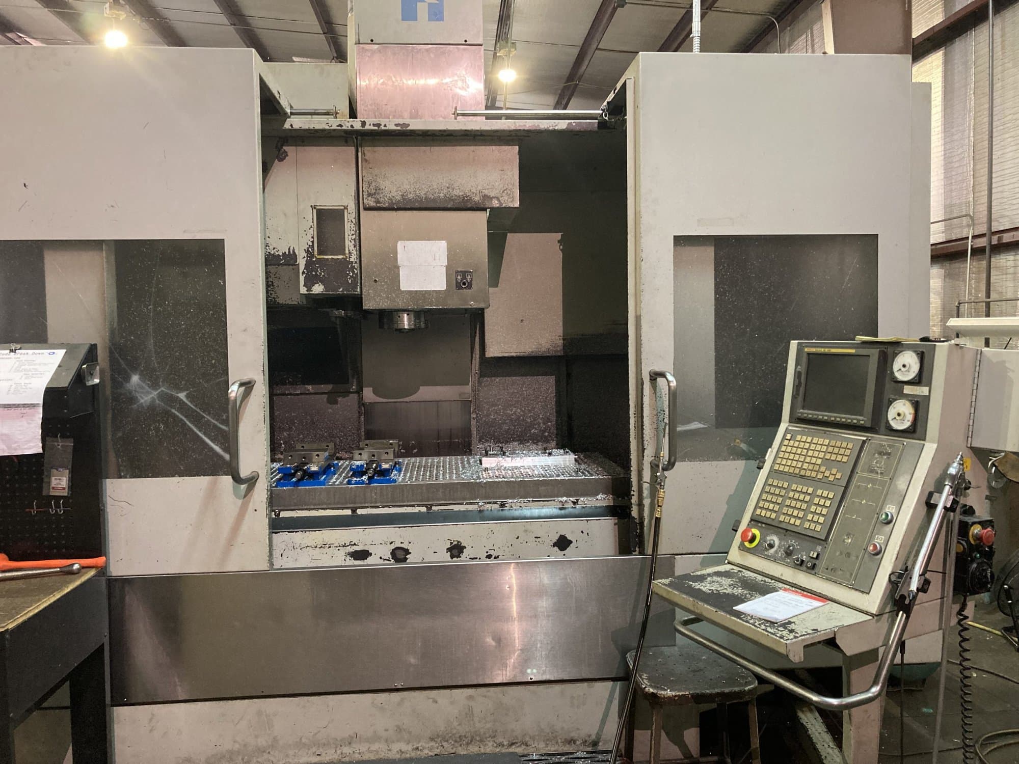 Hardinge XR1500 HP CNC VMC, 2007 - Wired for 4th Axis, 15k Spindle, Fanuc Control