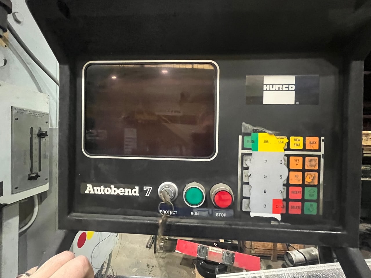 100 Ton x 8' Niagara HBM-100-6-8 Press Brake, 1997- Hurco Autobend 7 - Image 2