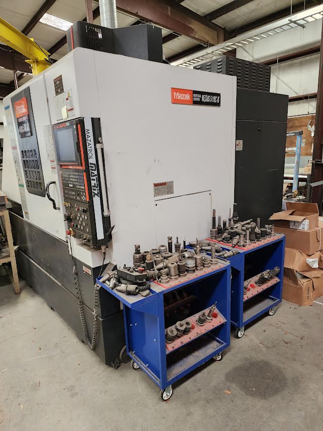 Mazak Nexus Vcn C Ii Vmc Low Hours Coolant Thru Spindle Matrix Control Revelation