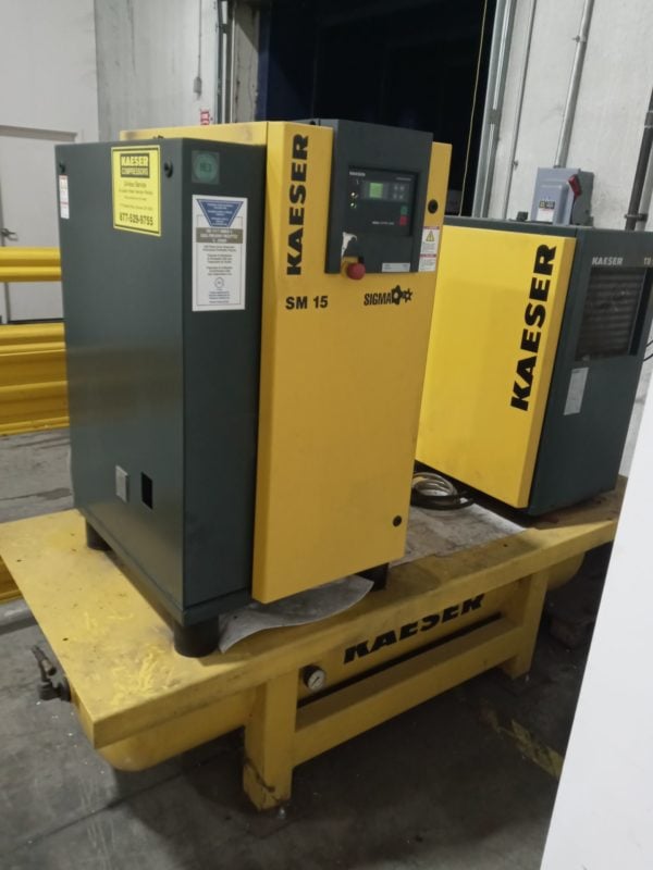 15 HP Kaeser SM-15 Rotary Screw Air Compressor, 2016 - Includes Dryer and 150 Gallon Tank - Image 3