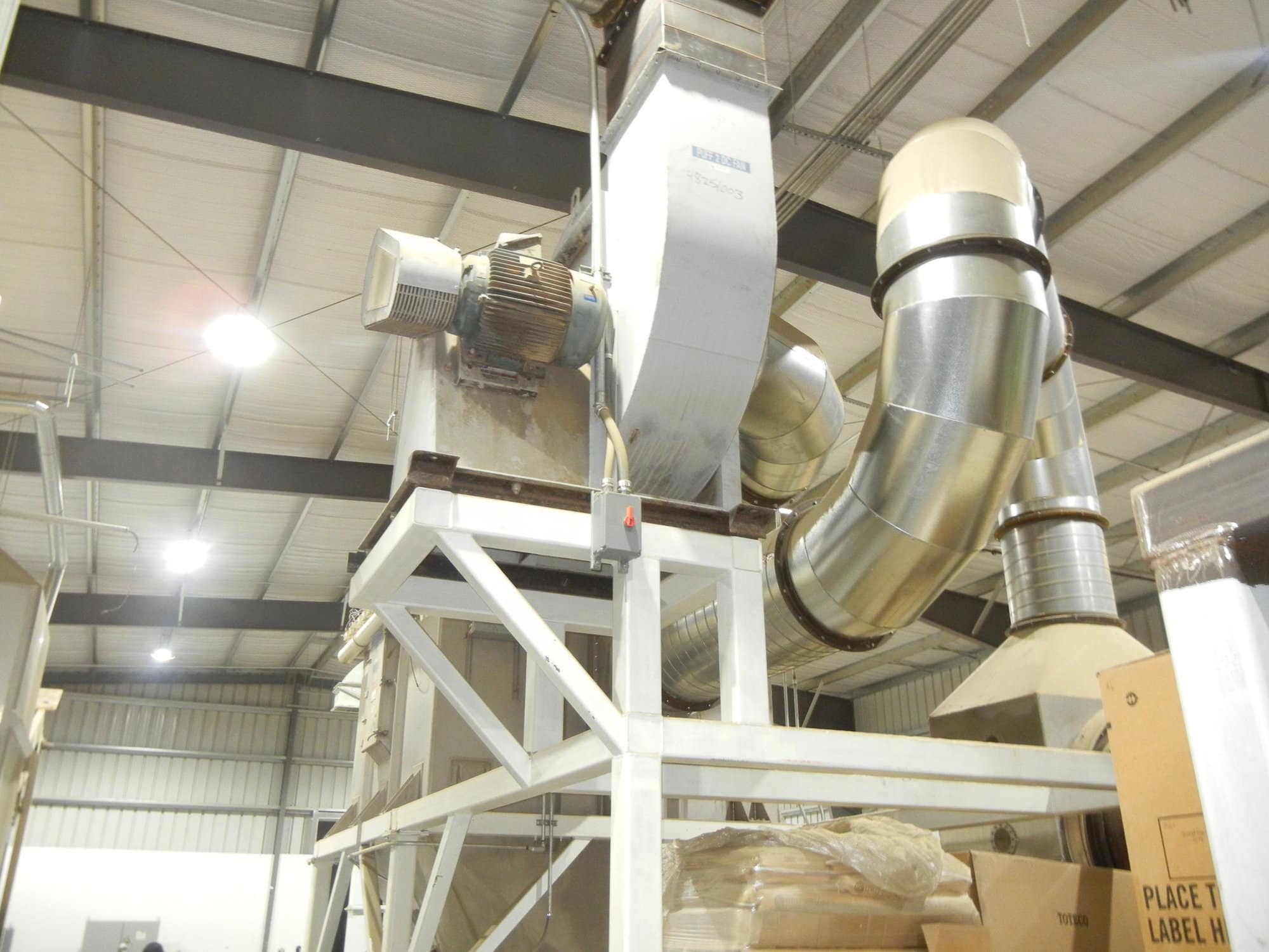 FMC LinkBelt RotoShell Stainless Steel Drum Dryer W/ Colmac Steam