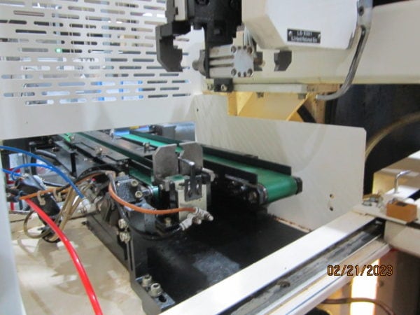 Takamaz XD-8 Twin Spindle CNC Lathe, 2003 - Fanuc Control, Robot Gantry Loaders, Parts Infeed Conveyors - Image 6