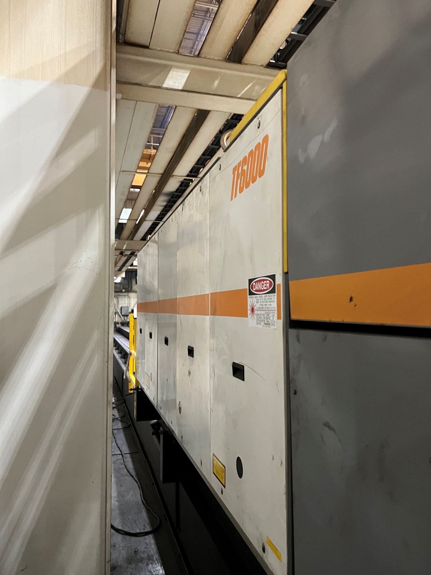 6000 Watt Tanaka LMX VII-TF6000 CO2 Laser, 2008 - 13' x 84' - Image 8