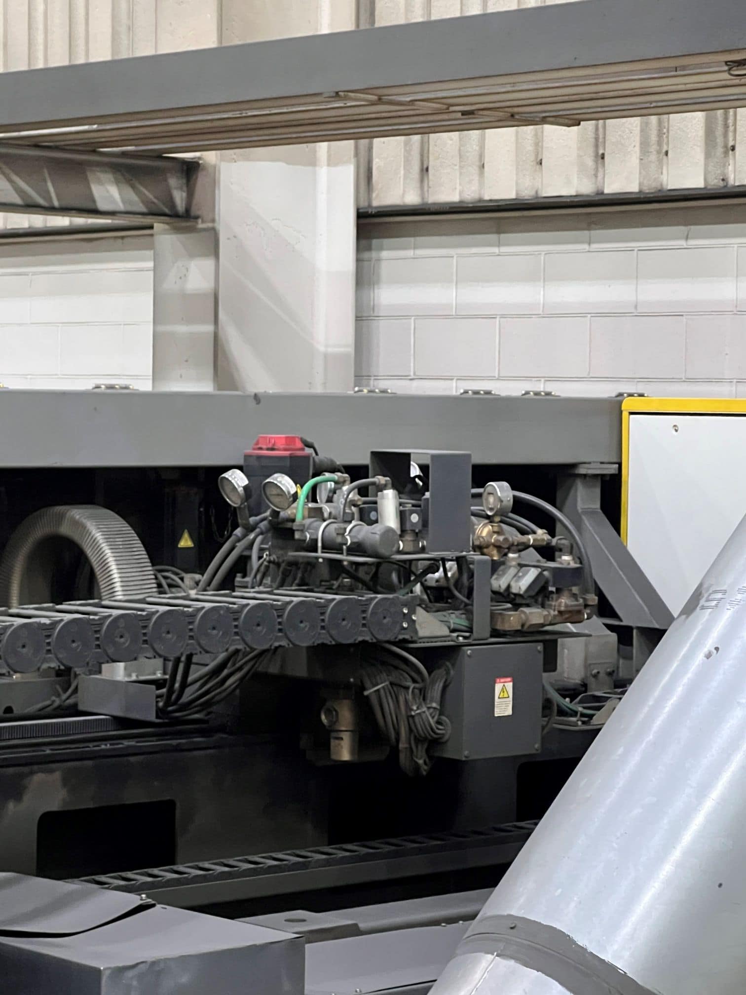 6000 Watt Tanaka LMX VII-TF6000 CO2 Laser, 2008 - 13' x 84' - Image 10